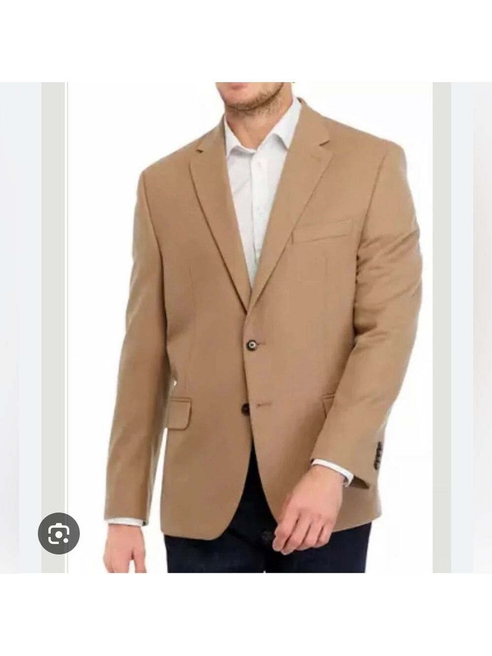 Michael Kors Kipp Mens Wool Silk Modern Tan Blazer Sport Coat Suit Jacket  NWT